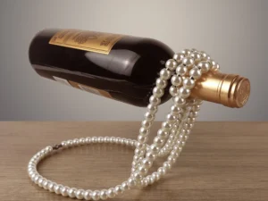 Luxury Pearl Suspension Wine Bottle Holder